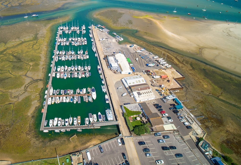 Sparkes Marina on Hayling Island, Hampshire.