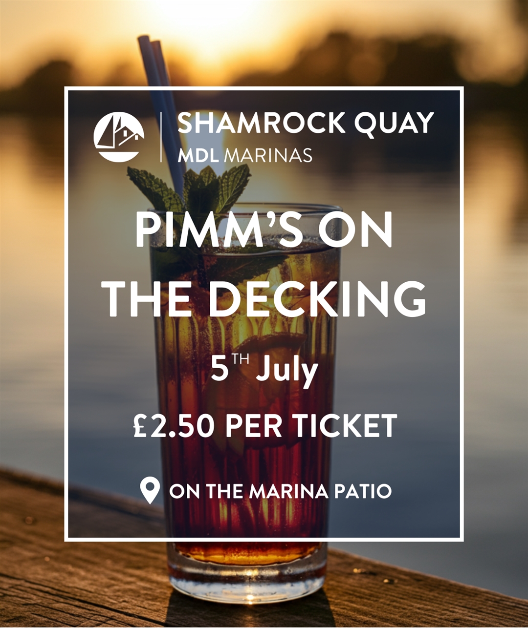 Pimm's on the Decking