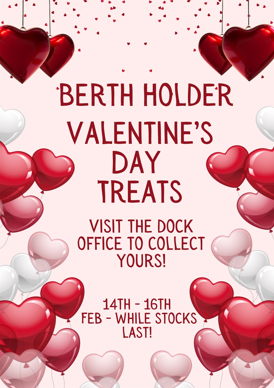 Valentine's Day Treats at Ocean Village Marina