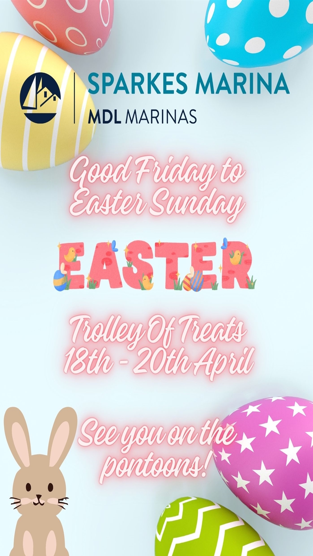 Easter Weekend – Trolley of Treats