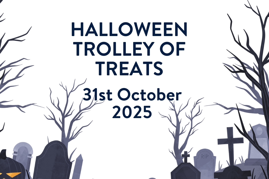 Halloween Trolley of Treats at Woolverstone Marina